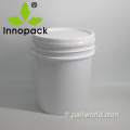 HDPE Plastic Paint Paint 20 litres avec couvercle